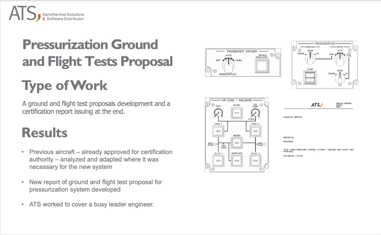 Pressurization Test Certification