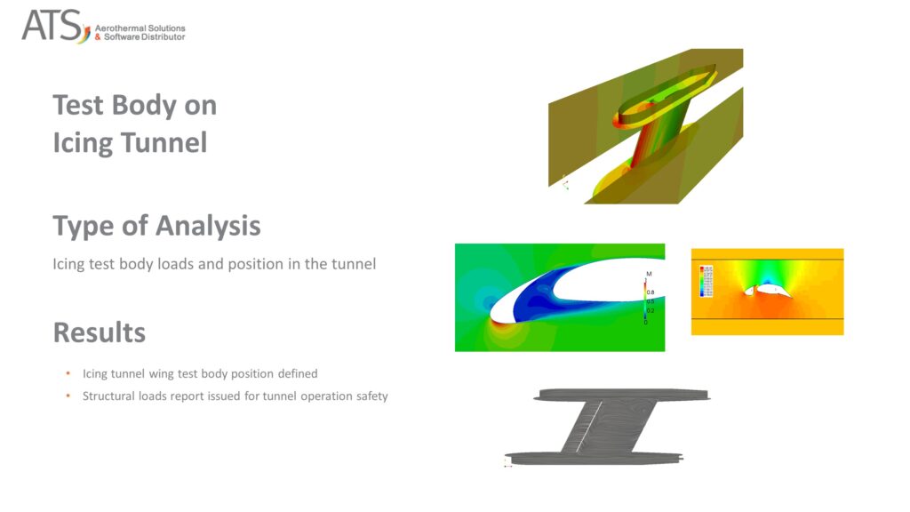 Test Body on Icing Tunnel