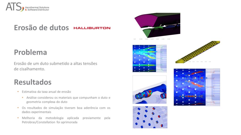 Erosão de dutos Halliburton