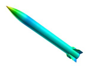 cfd simulation of a rocket
