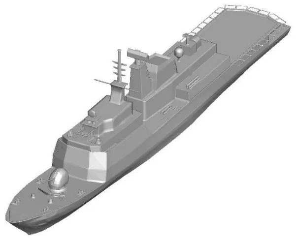 Corvette Barroso model used in the study