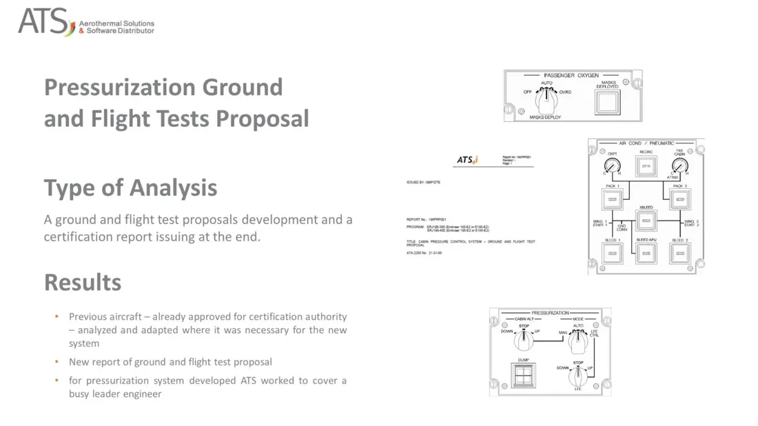 Ground and flight test proposal